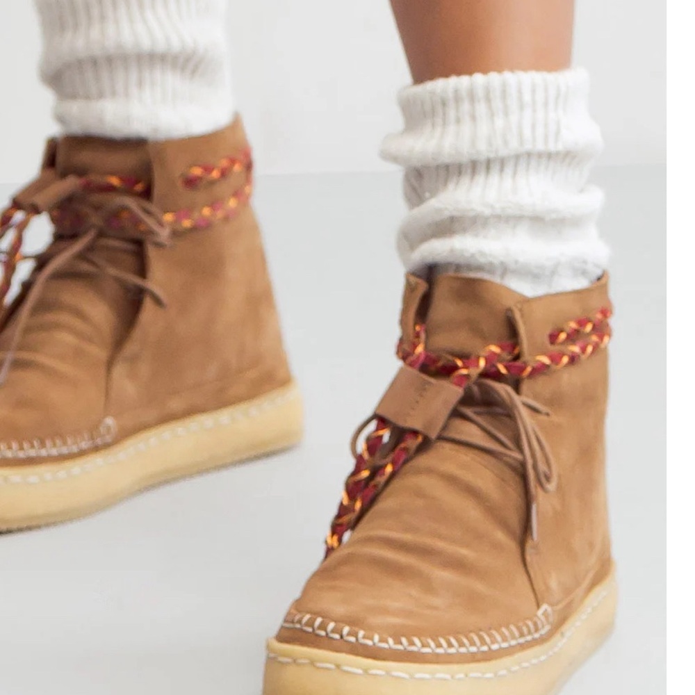 Laidback London Argo Camel Suede ankle boots, Size 37